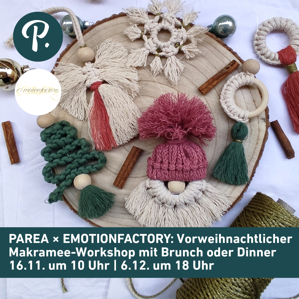 DIY-Workshop und Brunch bei PAREA