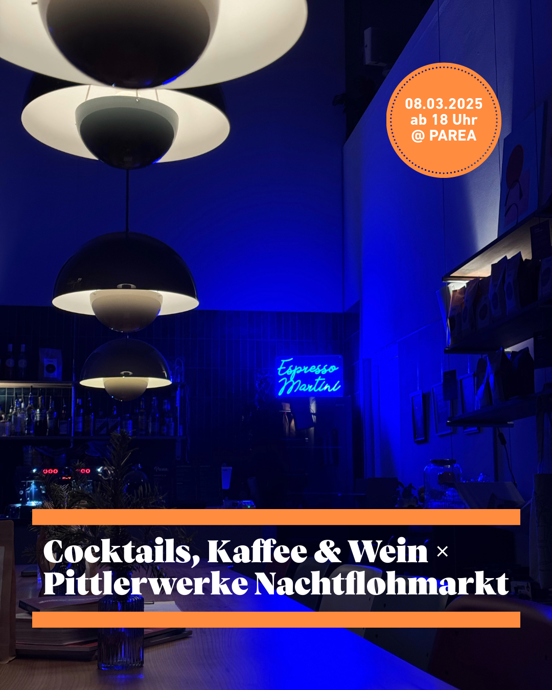 Cocktails, Wein und mehr | Pittlerwerke Nachtflohmarkt